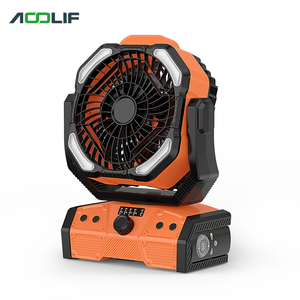 Ventilateur de bureau d'été 30000mAh longue endurance ventilateur de camping extérieur portable avec lumières - Product Image 3