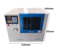 Hochpräzise TCA210 Desktop-Schrägbett-CNC-Drehmaschine mit Stabiler Drehpräzision