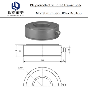 Sensor Transduser Transmitter Piezoelektrik Presisi Tinggi PE untuk Pengukuran dan Pemantauan Gaya Dinamis dan Quasi-Statis - Product Image 2