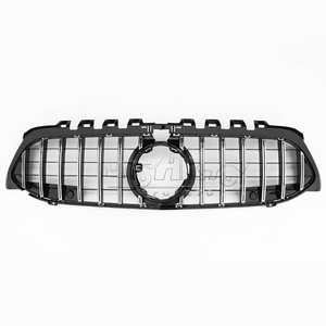 GTR Style GT <span class=keywords><strong>AMG</strong></span> Grille avant Diamond Grille Cover <span class=keywords><strong>W177</strong></span> Bumper Noir Pour Mercedes Benz <span class=keywords><strong>Classe</strong></span> <span class=keywords><strong>A</strong></span> <span class=keywords><strong>W177</strong></span> 2019 2020 2021 2022 2023 - Product Image 2