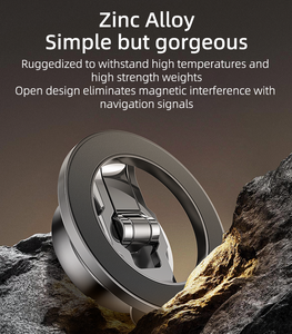 Yesido C203 3-Trục Ổn định <span class=keywords><strong>360</strong></span> Xoay Gấp Thiết Kế Hợp Kim Kẽm Siêu Hấp Phụ Từ Người Giữ Điện Thoại - Product Image 4