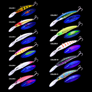 Leurre dur flottant FJORD 30g, 120mm, en plastique ABS luminescent, appât de pêche <span class=keywords><strong>pour</strong></span> <span class=keywords><strong>la</strong></span> pêche à <span class=keywords><strong>la</strong></span> traîne, <span class=keywords><strong>la</strong></span> basse de mer, <span class=keywords><strong>la</strong></span> truite, le brème - Product Image 6