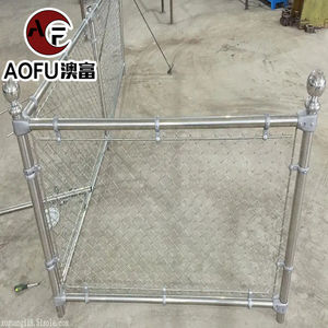 부식 방지 간단한 설치 맞춤형 녹색 PVC 체인 링크 메쉬 놀이터 울타리 체인 링크 울타리 - Product Image 2