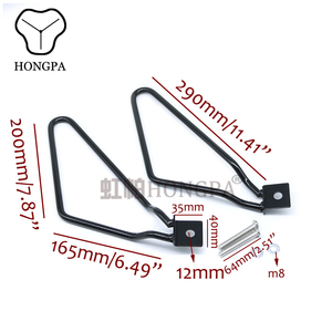 Bolsa Universal para SILLÍN de motocicleta, soporte para Sportster 883 XL1200 <span class=keywords><strong>Cafe</strong></span> <span class=keywords><strong>Racer</strong></span> - Product Image 6