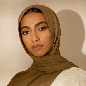 Hijab en modal de printemps 180x70cm, doux, élégant, foulard musulman personnalisable, respirant, léger, modeste, extensible - Product Image 2