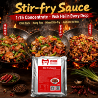 Sauce pour faire sauter le porc au chili dans un wok |   Produit prêt à l'emploi de qualité restaurant, disponible en fût/sachet/sac, durée de conservation de 12 mois