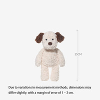 Créez votre propre peluche personnalisée, adorable peluche en polyester et coton PP super douce avec des oreilles mobiles, jouet pour chien brodé