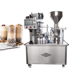 Máquina Operativa para Llenado y Sellado <span class=keywords><strong>de</strong></span> Bebidas, con Función <span class=keywords><strong>de</strong></span> Rotación, para Leche, Té, Bebidas Proteicas con Miel, Papilla <span class=keywords><strong>de</strong></span> Ocho Tesoros, Vinagre, Salsa <span class=keywords><strong>de</strong></span> Soja y Agua - Product Image 1