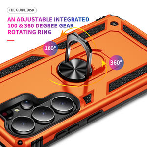 सैमसंग गैलेक्सी S26 अल्ट्रा फोन केस रिंग धारक, सैमसंग गैलेक्सी के लिए भारी शुल्क किकस्टैंड कवच शॉकप्रूफ मोबाइल कवर - Product Image 3