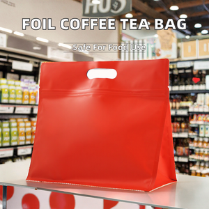 Square Bottom Food Grade Plastic <b>Bags</b> <b>for</b> Coffee <b>Beans</b> Tea & Snacks with Heat Seal Custom Logo BOPP/VMPET/PE Material - Product Image 2