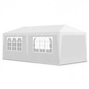 Carpa Blanca para Fiestas de Boda 10x20 pies, Estructura de Aluminio, Poliéster, Apertura Rápida, Tipo Extendido, Carpa de Verano - Product Image 4