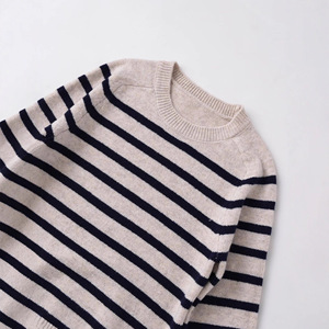 Cappotto Maglione a Righe da Donna Autunno 2025, Nuova Moda Vintage a Maniche Lunghe, Capospalla Femminile Chic - Product Image 3