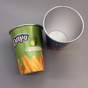 High Quality <b>Disposable</b> Coffee Aluminum Foil Paper <b>Cup</b> Custom Logo Single Double Wall for French Fries - Product Image 3
