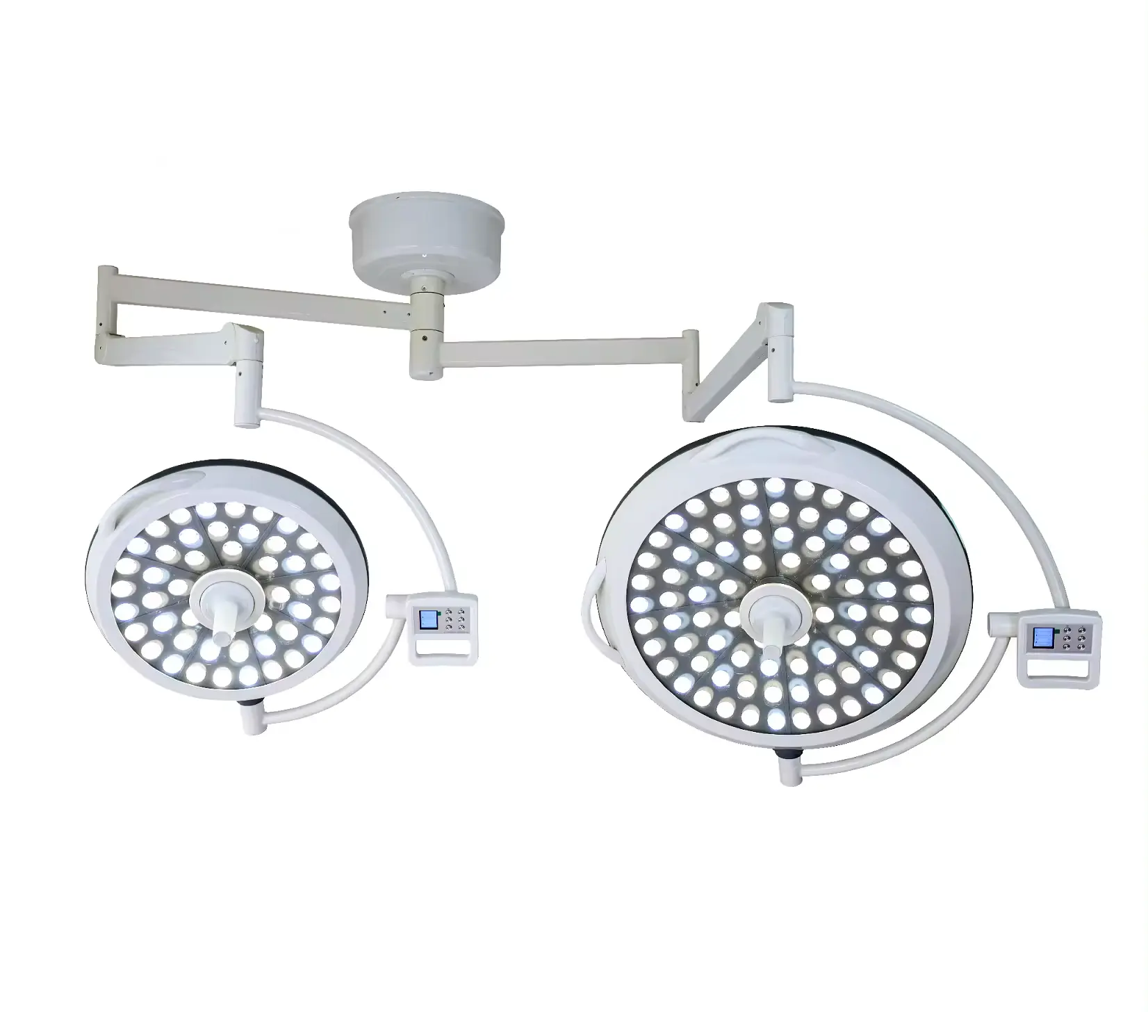 Factory price of 700/700 700/500 Ceiling Double Dome Shadowless Operating Lamps LED Surgical Light