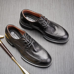 Nuevos Zapatos Oxford de Negocios Más Vendidos de la Fábrica DSYX, para Hombre, Talla Grande, de Cuero Genuino, Sin Cordones, Cerrados, Ligeros, Transpirables y Antideslizantes - Product Image 5