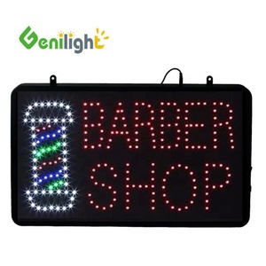 Enseigne LED pour salon de coiffure Genilight, lettres animées défilantes personnalisées, lumineuses, 53x45cm, RGB, pour magasins de détail, centres commerciaux - Product Image 5