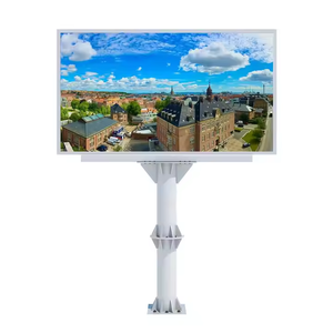Factory Smart Pole Light <strong>LED</strong> <strong>Signs</strong> Full Color Outdoor Pole Billboard Panel Waterproof Advertising <strong>LED</strong> <strong>Traffic</strong> Screen Video Wall - Product Image 3