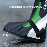 Bottes de pluie élégantes et portables, hautes et épaisses, imperméables, avec semelle intérieure en PVC, pliables, semelle collée améliorée, été automne hiver