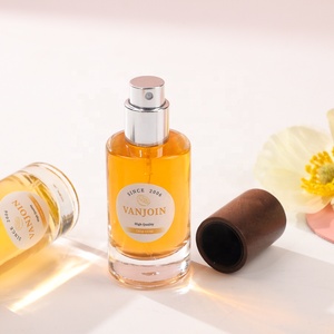 Botella de <span class=keywords><strong>Perfume</strong></span> de Vidrio Portátil para <span class=keywords><strong>Mujer</strong></span>, Pulverizador de Bomba de Niebla con Tapa de Madera, Embalaje de Fragancia PARA EL Hogar, Diseño Natural, 20ml - Product Image 3