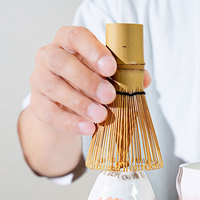Fouet à matcha en bambou artisanal biologique traditionnel avec logo personnalisé en gros à prix avantageux