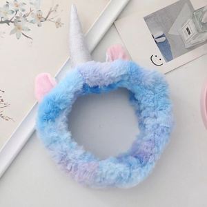 ที่คาดผมตุ๊กตายูนิคอร์นไล่สีแบบ Tie-dye สินค้าขายดีข้ามพรมแดน ของเล่นตุ๊กตาผ้าพลัฌสำหรับมัดผม สไตล์ยุโรปและอเมริกา - Product Image 6