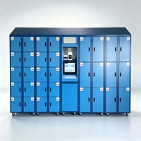 Casiers à bagages, armoires de rangement en acier en libre-service pour gares, aéroports, zones touristiques, casiers à bagages avec serrures à monnayeur