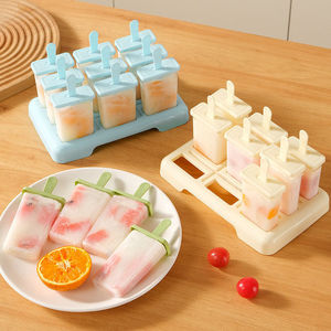 Ice Cream Mold Set 6 Popsicle Molds Plastic Food Grade Freezer Safe Dishwasher Safe For Homemade Ice Pops - Product Image 3