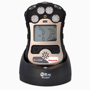 Moniteur de quatre gaz PGM-2680 MicroRAE, multi-analyseur sans fil, alarme sonore, visuelle et vibratoire pour l'industrie pétrochimique - Product Image 1