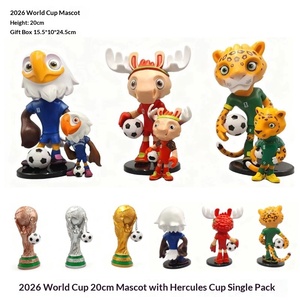 Muñeco Mascota Europeo de 20cm Hecho a Mano, Adornos, Llavero de Fútbol Copa Hércules, Juguetes de <span class=keywords><strong>Caja</strong></span> Sorpresa al por Mayor - Product Image 5