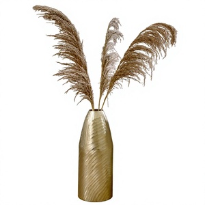 luxury <b>Silver</b> <b>Top</b> Selling Large Floor Vases Tall Wedding Iron Modern Flower Vase Handmade Christmas High Quality - Product Image 3