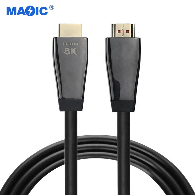 New OEM 8K 60Hz HDMI Cable HDMI High Speed 48Gbps PVC HDMI Cord Supports 4K120Hz 3D HDR 2160p Ethernet ARC Fiber Optical Cable