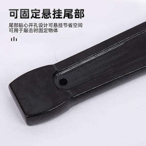 Llave de caja de mango recto personalizada, métrica, de acero 45, con acabado negro, para herramientas de reparación de automóviles - Product Image 5