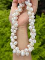 Perles d'eau douce naturelles blanches Edwin, qualité AAA/AAAA, forme baroque gourde, 10-12*20mm, 40 pièces, pour la fabrication de bijoux