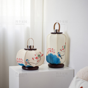 Seasons Home Vintage <b>Table</b> Lamp E27 <b>Led</b> Eye Caring For Study Tea Room New Chinese Style <b>Bedside</b> Lamp - Product Image 2
