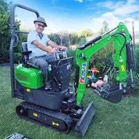 PENGIRIMAN GRATIS China Excavator Mini Murah Mini Digger Grosir 1 Ton 2 Ton 3.5 Ton Harga Micro Bagger Dengan Bucket Thumb