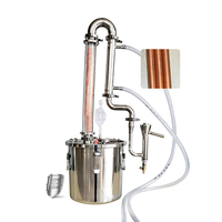 Tube de condensation en cuivre 304, distillateur d'alcool, Vodka, whisky, cristal, colonne de reflux en maille de cuivre