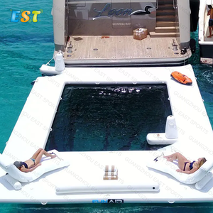 Piscina Gonfiabile Galleggiante <span class=keywords><strong>con</strong></span> Rete / Piscina Marina per Barca o Yacht - Product Image 3