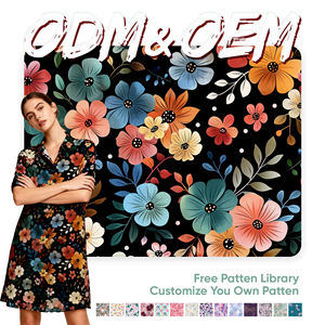 Tela Jersey de Algodón Elástica Estampada Digitalmente Personalizada de Moda <span class=keywords><strong>2026</strong></span> para Camisetas al por Mayor - Product Image 1