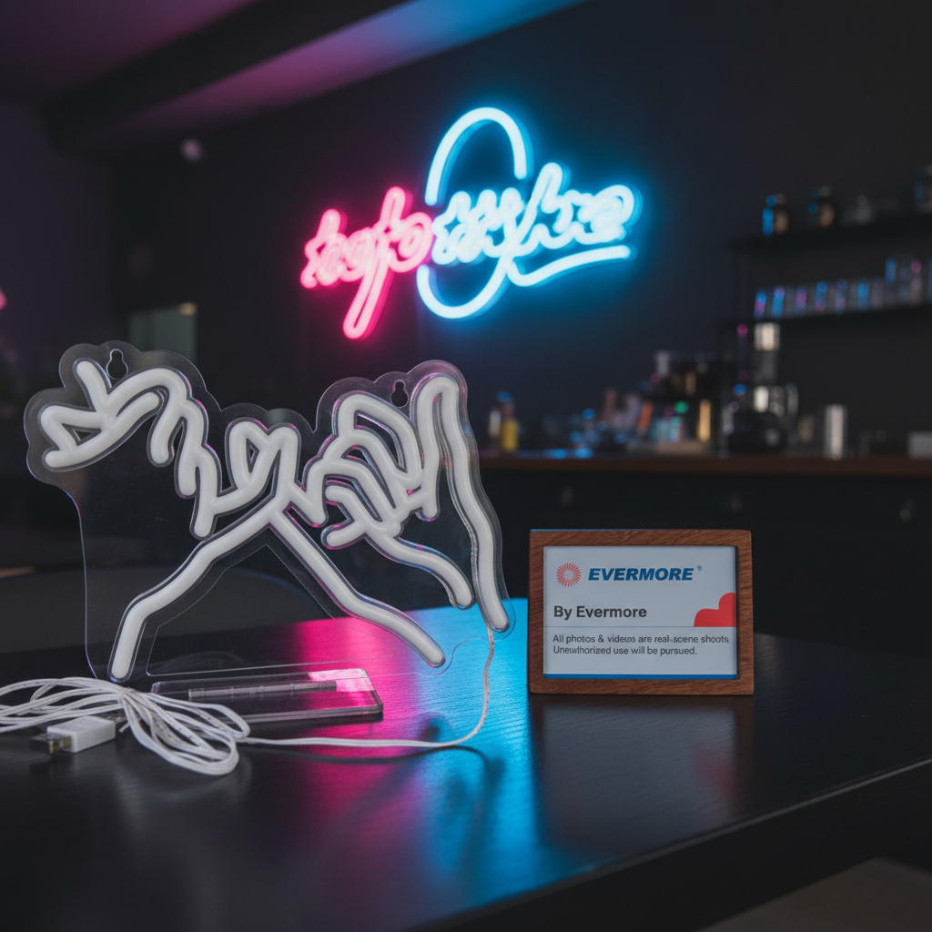 2025 Led New Neon Christmas Halloween Acrylic Indoor Styling Atmosphere Light Decoration Night Light IP44