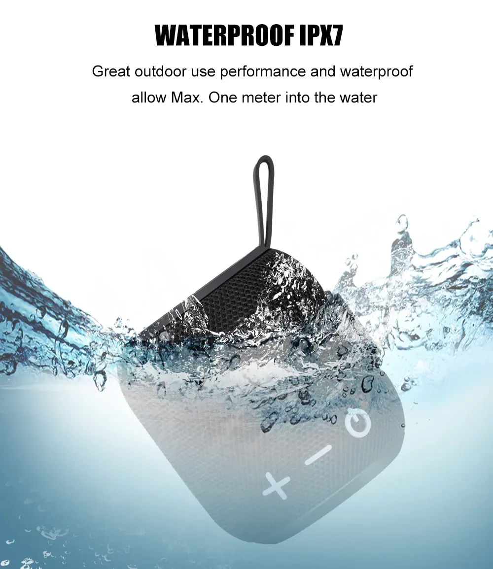 2024 sıcak satış IPX7 su geçirmez açık bluetooth hoparlör TWS beyitler HiFi stereo ses taşınabilir seyahat spor hoparlör