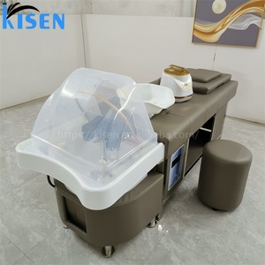 เตียงสระผมแบบนอน ยี่ห้อ Kisen รุ่นยอดนิยม พร้อมอ่างน้ำสำหรับทำสปาและบำบัดด้วยน้ำ - Product Image 3