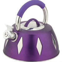 Bouilloire à eau chaude sifflante en acier inoxydable, 3L, portable, compatible induction, écologique, nouveau design élégant, sans électricité