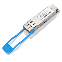 Modul Konektor LC QSFP 40G LR4 10km 1310nm 4 X 10GBASE-LR LC Modul Transceiver Optik SFP Kompatibel Cisco HW Juniper Qsfp+