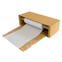 Caja de embalaje de dispensador de papel de panal multiusos de papel Kraft acolchado de panal de pulpa mecánica