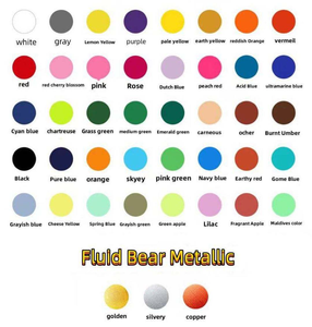 Pintura Acrílica <span class=keywords><strong>Profesional</strong></span> No Tóxica para Manualidades, Pintura Acrílica Fluída de 500 ml, Pintura Acrílica Fluída de Neón - Product Image 6