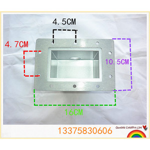 Cavidad de excitación industrial para microondas, guía de ondas rectangular de aluminio para equipos industriales - Product Image 5