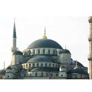 Space Frame Stahl decke Kuppel Moschee gehärtete Kirche Polycarbonat Oberlicht Glaskuppel Dach Gebäude