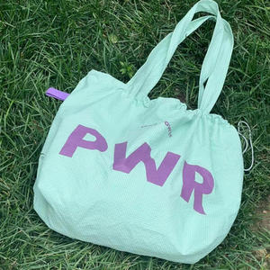 Pana de algodón Tipo de cierre con cordón Bolsas de almacenamiento hechas a mano para picnic y almuerzo - Product Image 2