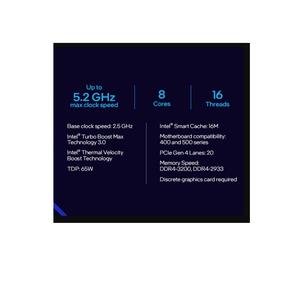 Processeur de bureau d'occasion CPU Core i9-11900F 8 cœurs jusqu'à 5,2 GHz LGA1200 65W - Product Image 3