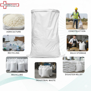 Sac en polypropylène tissé PP de Chine, 25 kg, 50 kg, 100 kg, pour l'emballage du riz, du sucre, de la farine, des céréales, du maïs, des engrais, des aliments pour volailles - Product Image 4